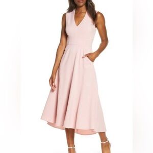 ELIZA J High/Low Fit & Flare Dress